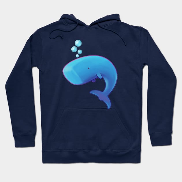 'Tis a Blue Whale Hoodie by MLMorris